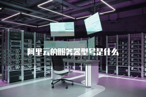 阿里云的服务器型号是什么